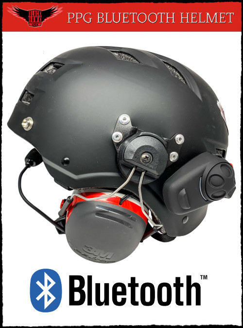 BlackHawk Deluxe Bluetooth Paramotor Radio Helmet - BlackHawk Paramotor USA  Store